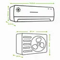 Aire acondicionado 1x1 EQUATION Silver 4300 fg